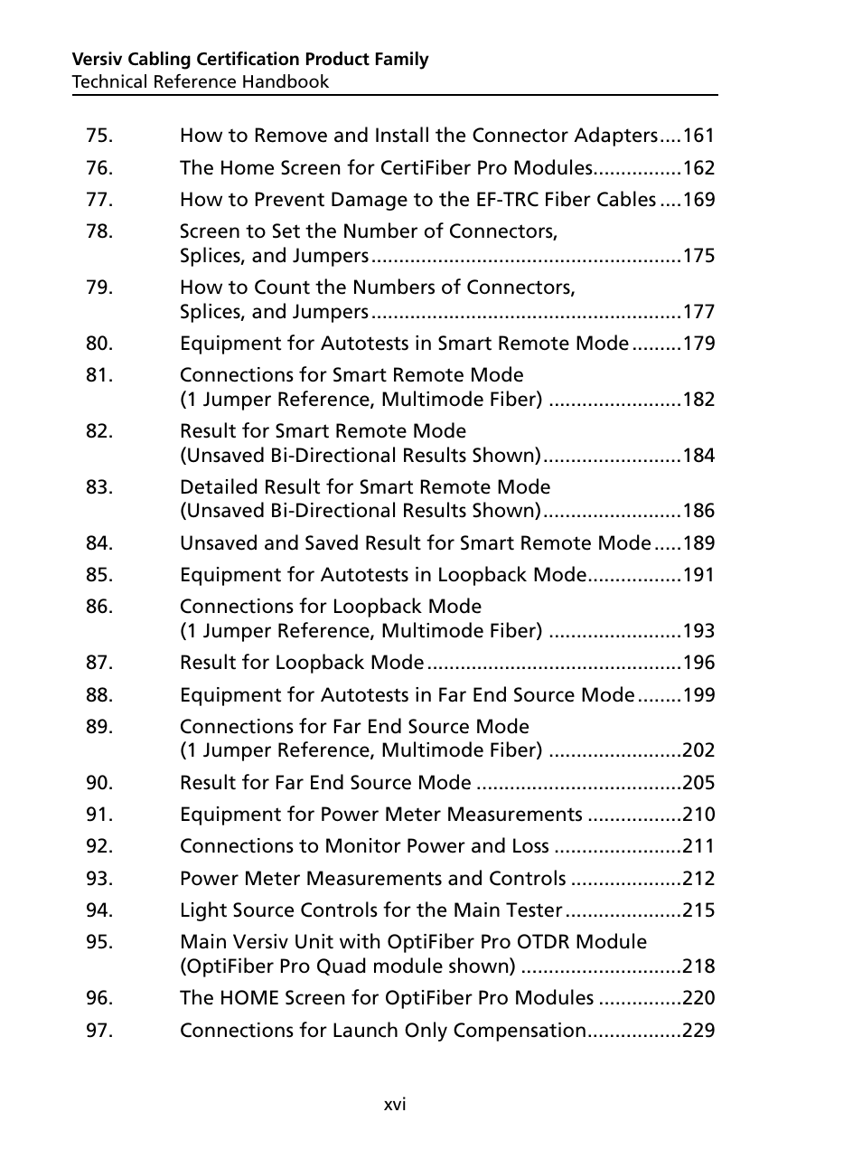 Fluke Networks CertiFiber Pro Users Manual User Manual | Page 18 / 440