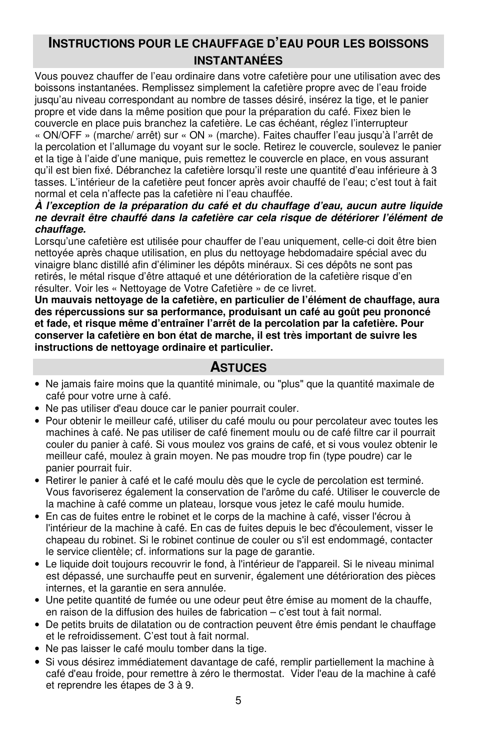 Focus Foodservice West Bend Commercial Aluminum Coffeemakers - Use & Care es User Manual | Page 13 / 84