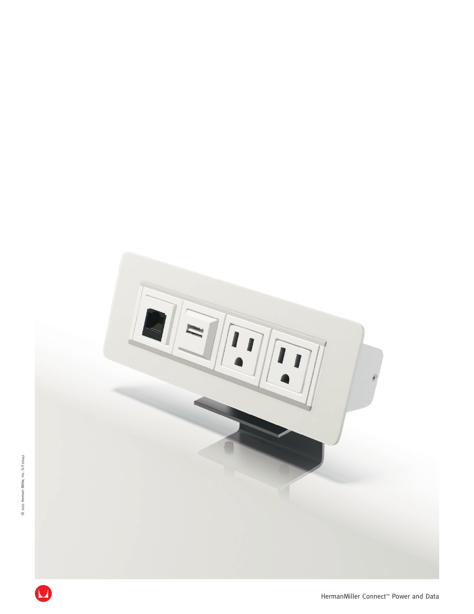 Herman Miller CONNECT POWER AND DATA - Product sheet User Manual | 2 pages