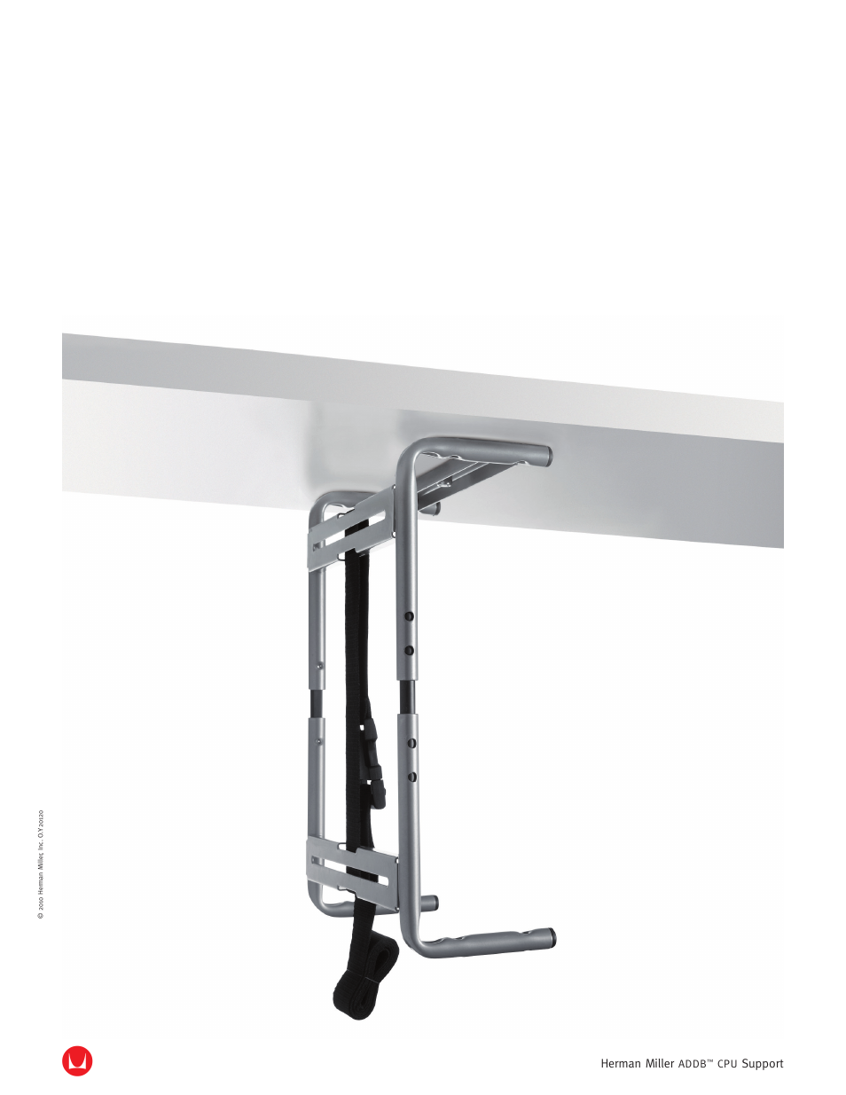 Herman Miller ADDB CPU SUPPORT - Product sheet User Manual | 2 pages