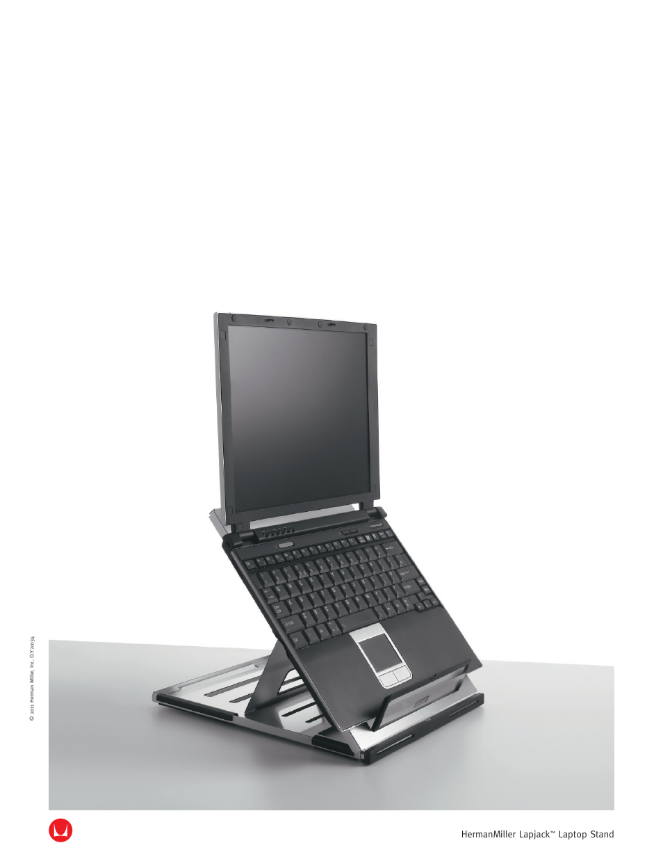 Herman Miller Lapjack Mobile Technology Support - Product sheet User Manual | 2 pages