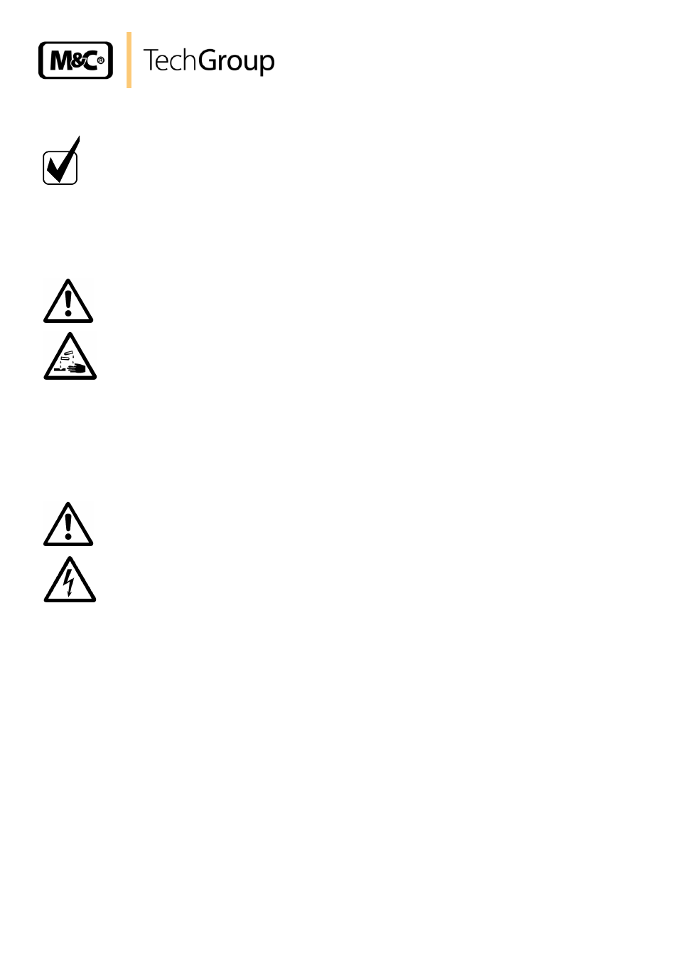 Closing down, Maintenance | M&C TechGroup EC-EX Operator's manual User Manual | Page 18 / 33