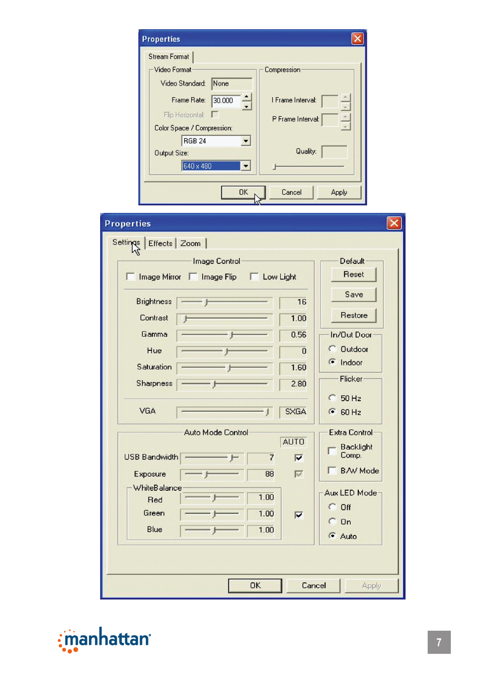 Manhattan 460521 HD Webcam 760 Pro XL User Manual | Page 7 / 11