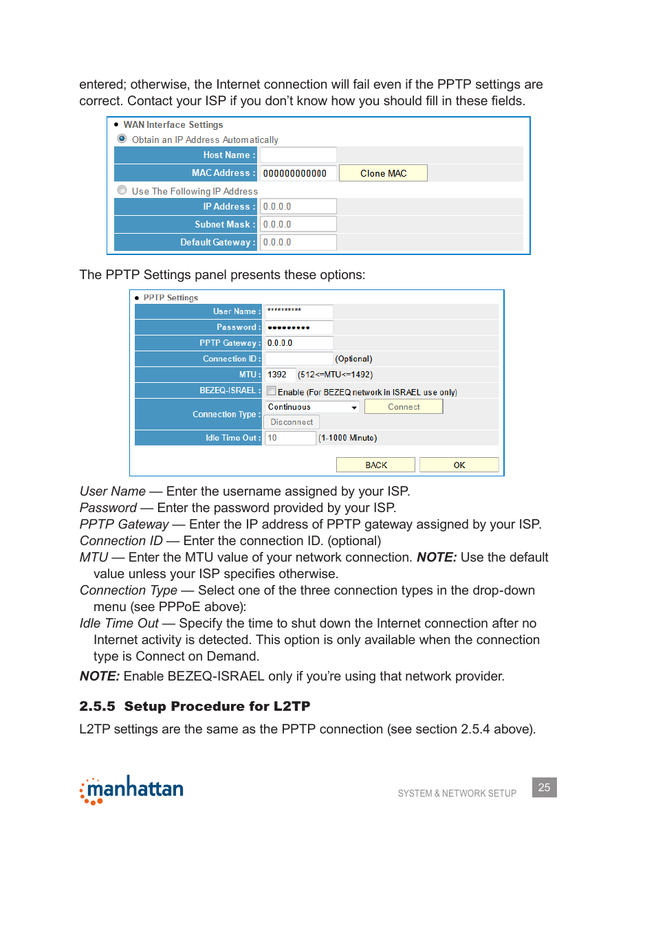 Manhattan 525480 150N Wireless Router - Manual User Manual | Page 25 / 64