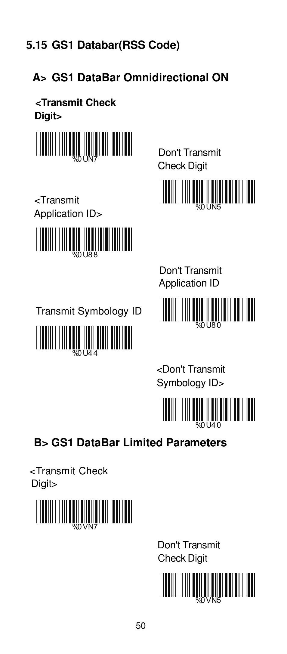 Manhattan 401517 Contact CCD Barcode Scanner - Programming Manual User Manual | Page 53 / 80
