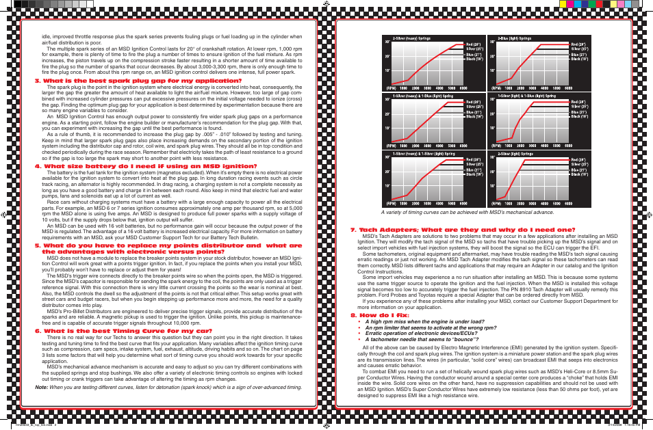 MSD Top Ten Ignition Questions Tech Bulletin User Manual | Page 2 / 2