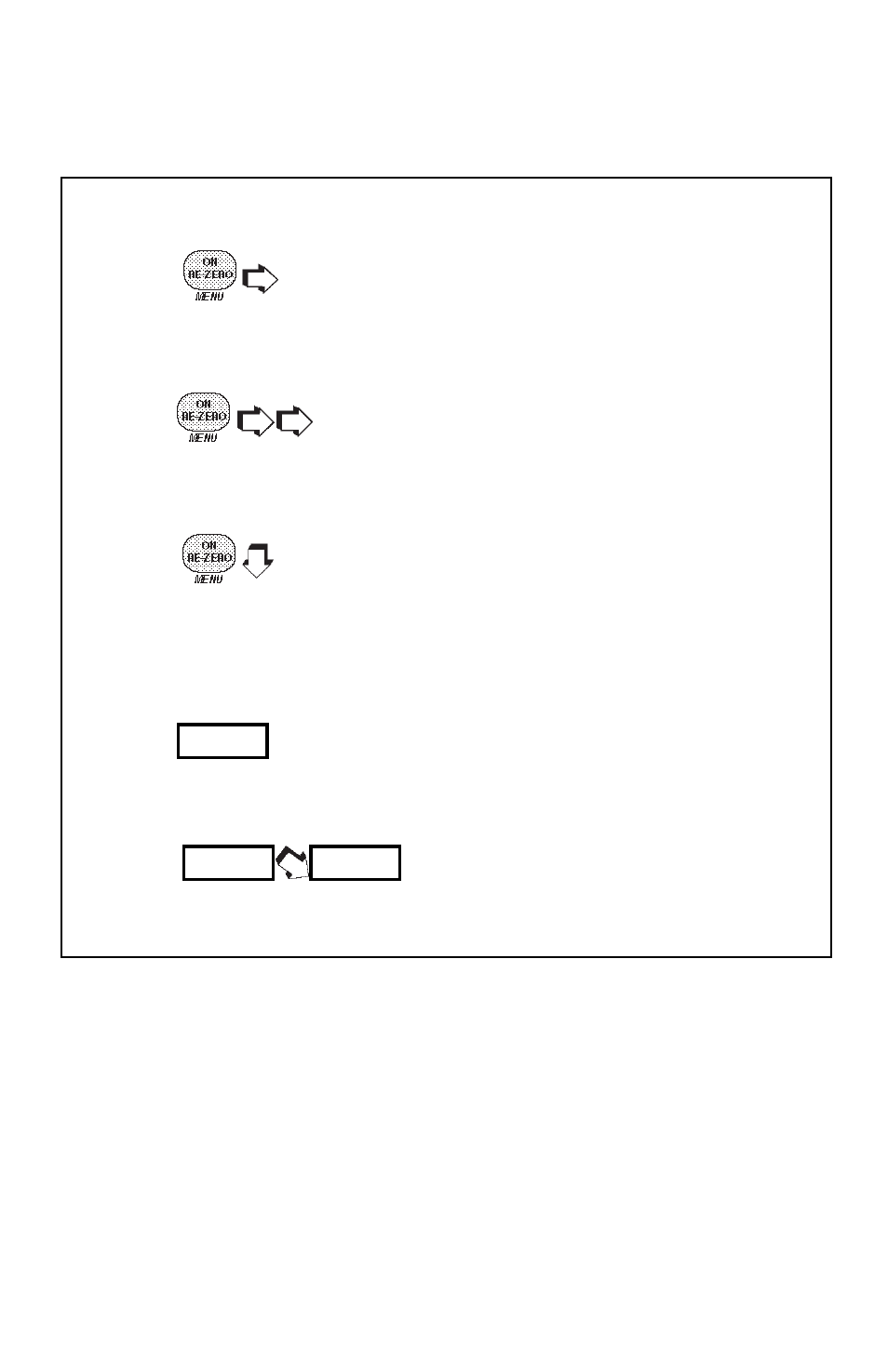Symbols used for operation of the balance | Ohaus GT4100DG Electronic Balances User Manual | Page 11 / 52