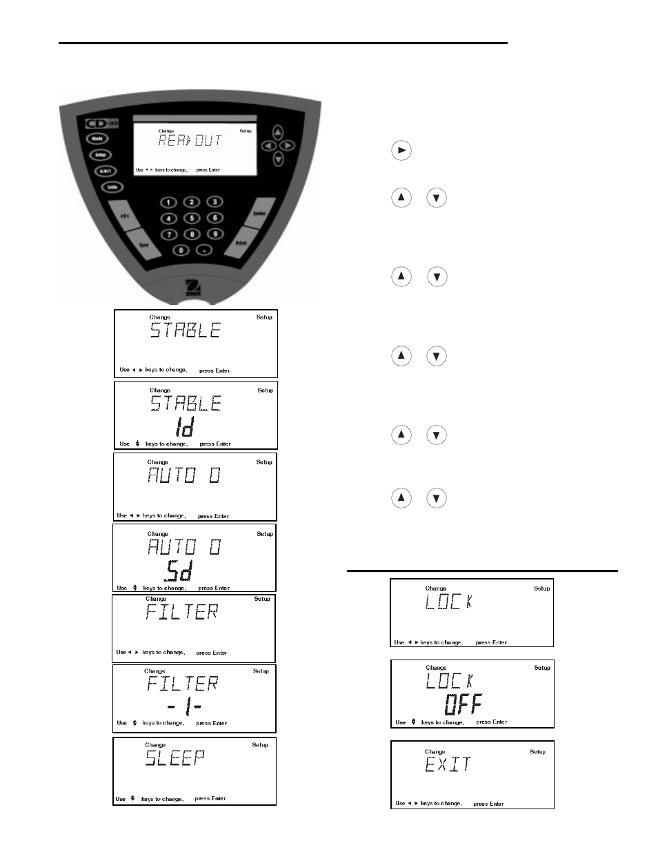 Cd indicators procedure, 2 readout (cont.) | Ohaus CD-33 Indicator User Manual | Page 17 / 47