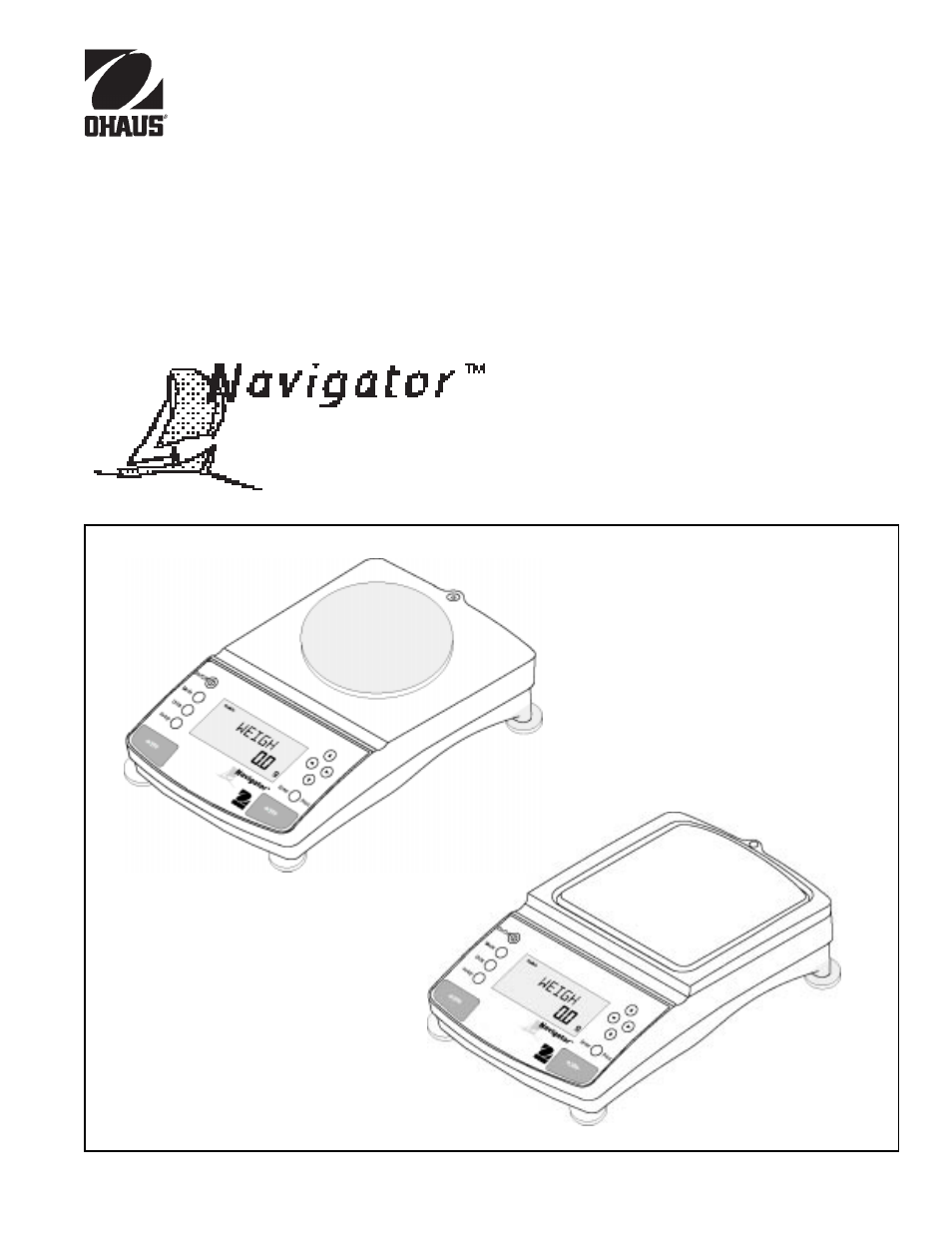 Ohaus NBF1A2 Navigator Balances User Manual | 107 pages