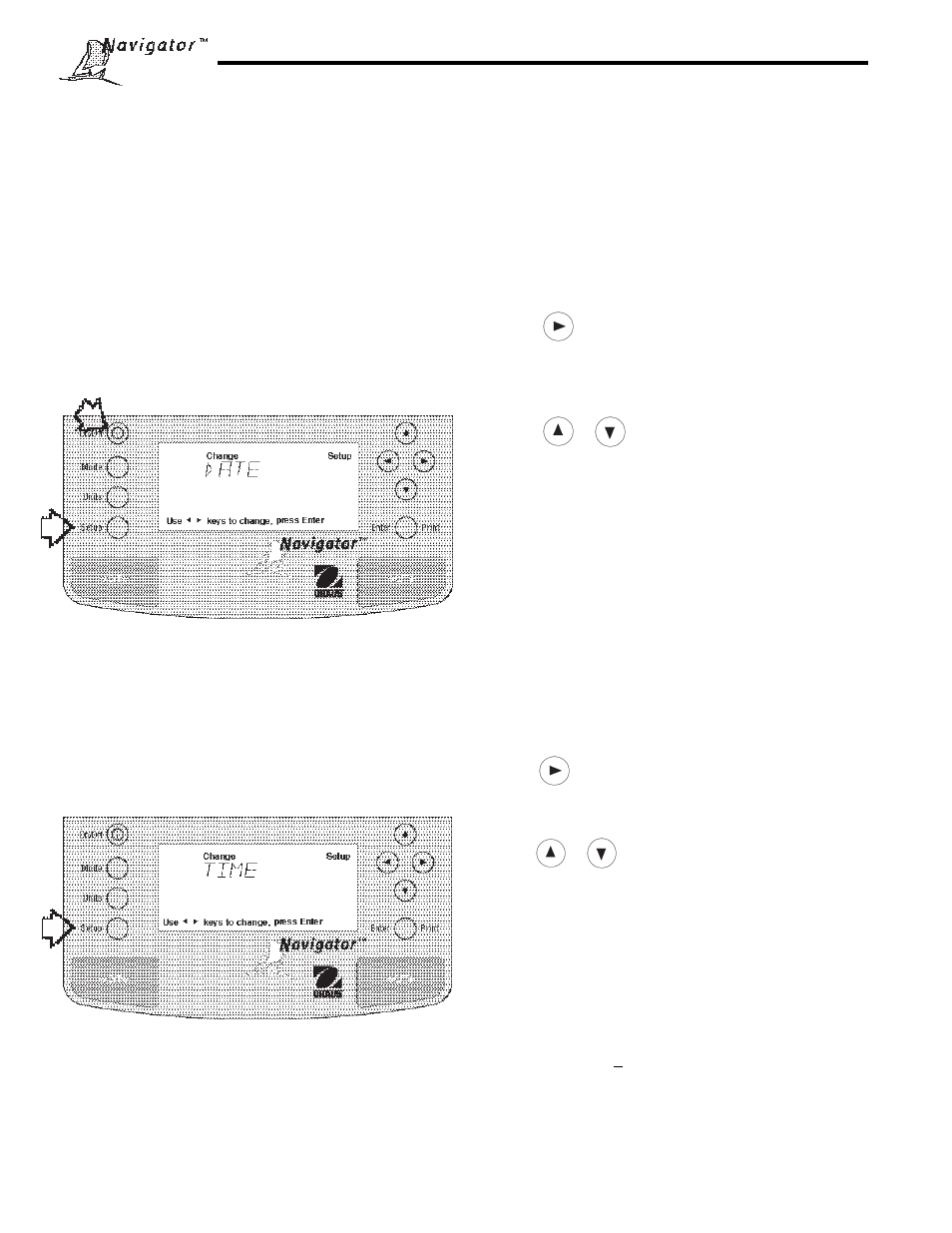 Setting up your balance, 1 setting date and time, Setting up your balance 4.1 setting date and time | Time, Procedure, Date | Ohaus NBF1A2 Navigator Balances User Manual | Page 28 / 107