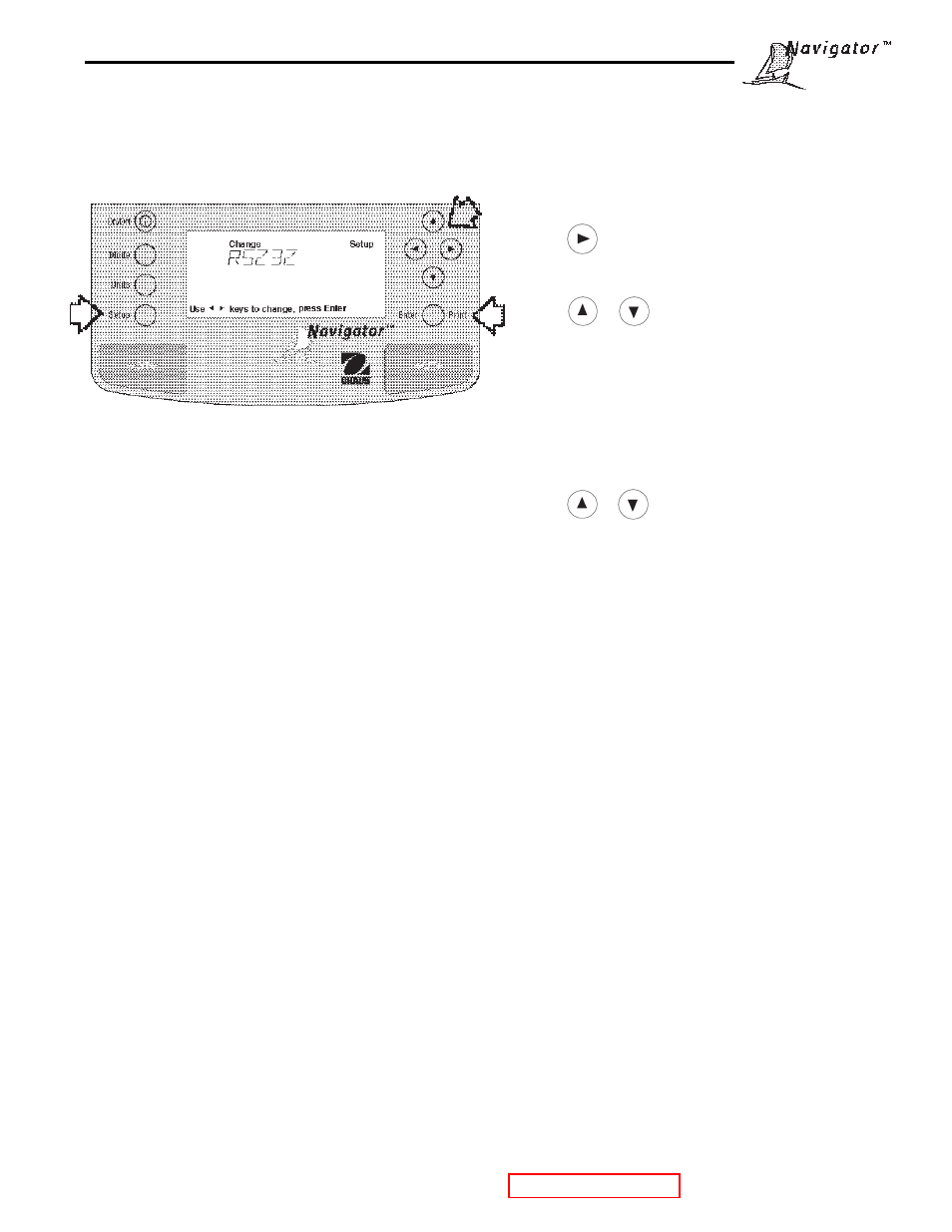 Rs232 parameters, 6 rs232, Power | Baud rate, Parity, Data bits, Stop bits, Lock, Procedure | Ohaus NBF1A2 Navigator Balances User Manual | Page 33 / 107