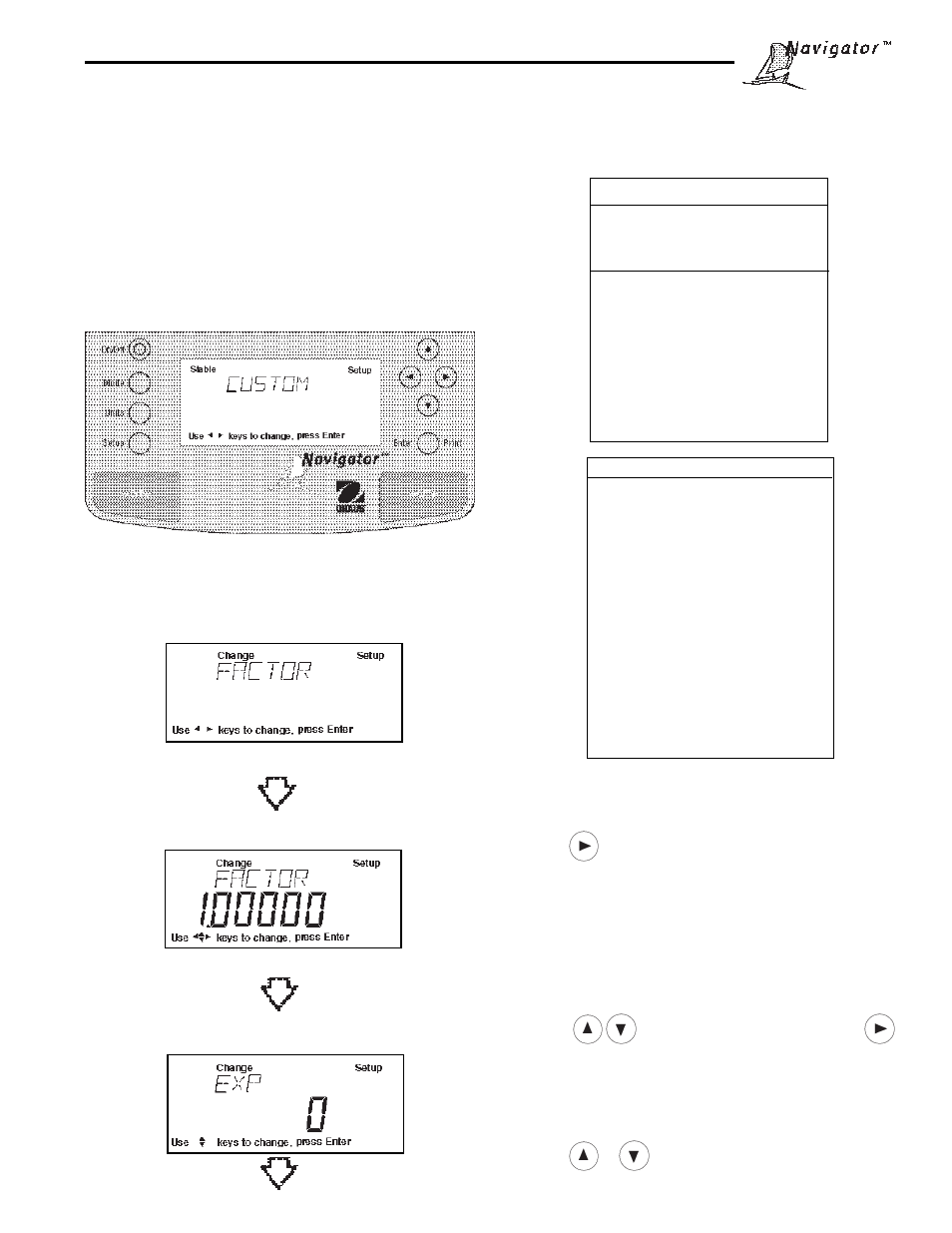 Custom unit, 10 custom unit, Procedure | Ohaus NBF1A2 Navigator Balances User Manual | Page 37 / 107