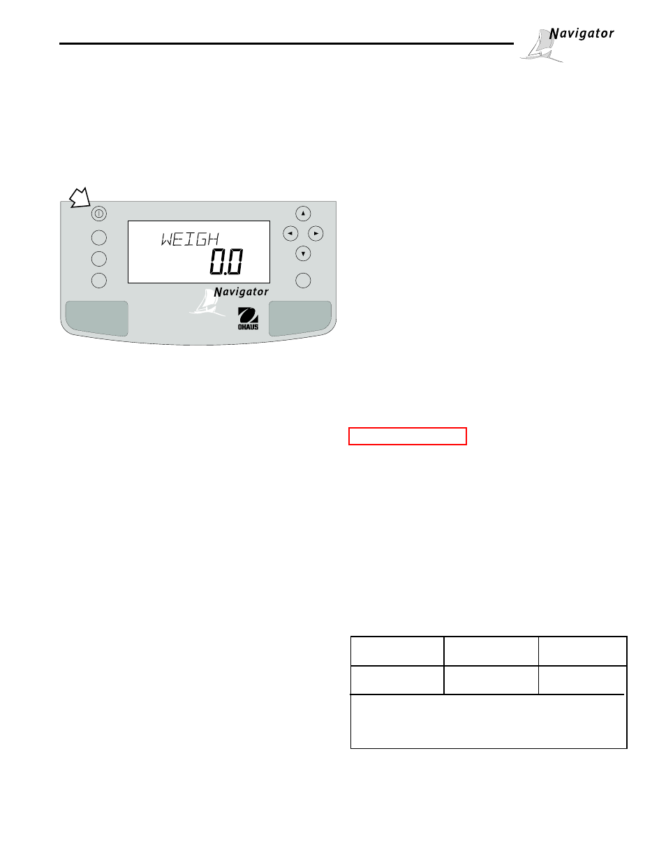 Turning on the balance, Calibration, 2 turning on the balance | Power on/off, Stabilization, 3 calibration, Calibration masses, Zero tare | Ohaus NBF1A2 Navigator Balances User Manual | Page 70 / 107