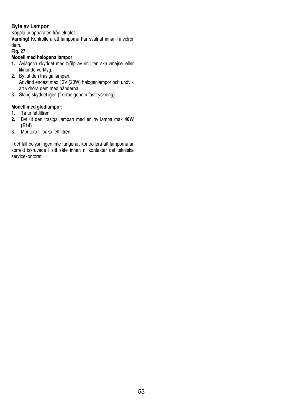 IGNIS AKS 650 WH User Manual | Page 53 / 56