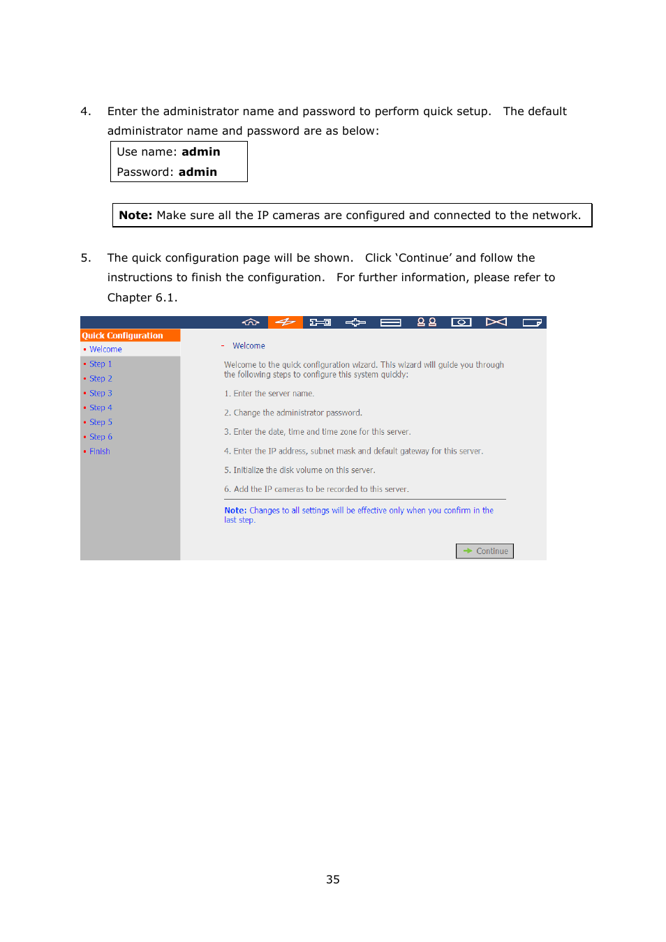 QNAP VS-2004L en User Manual | Page 35 / 265