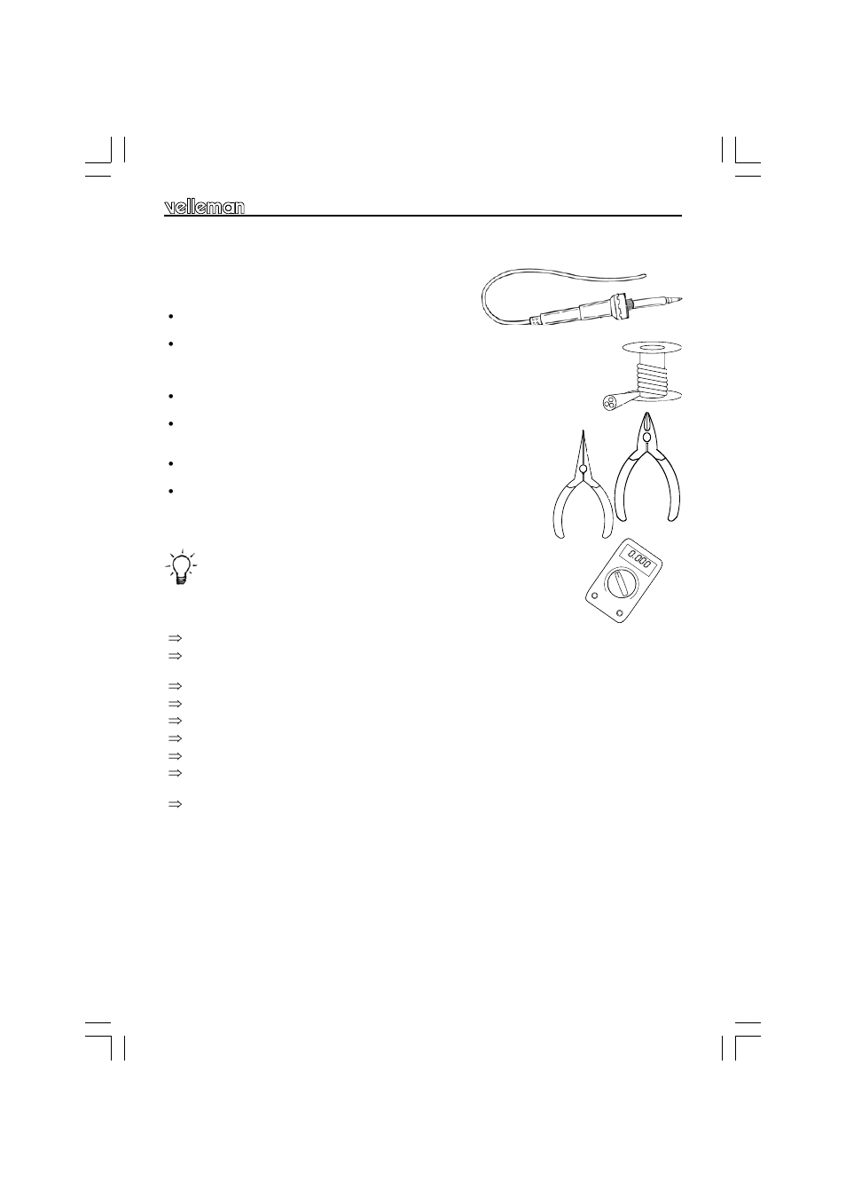 Velleman projects K4040 Assembly instructions User Manual | Page 3 / 28