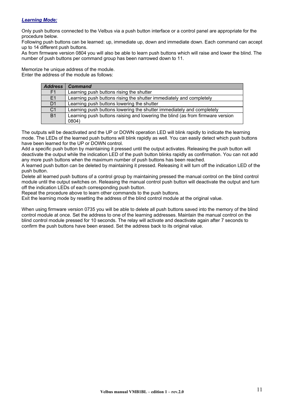 Velleman VMB1BL User Manual | Page 11 / 12