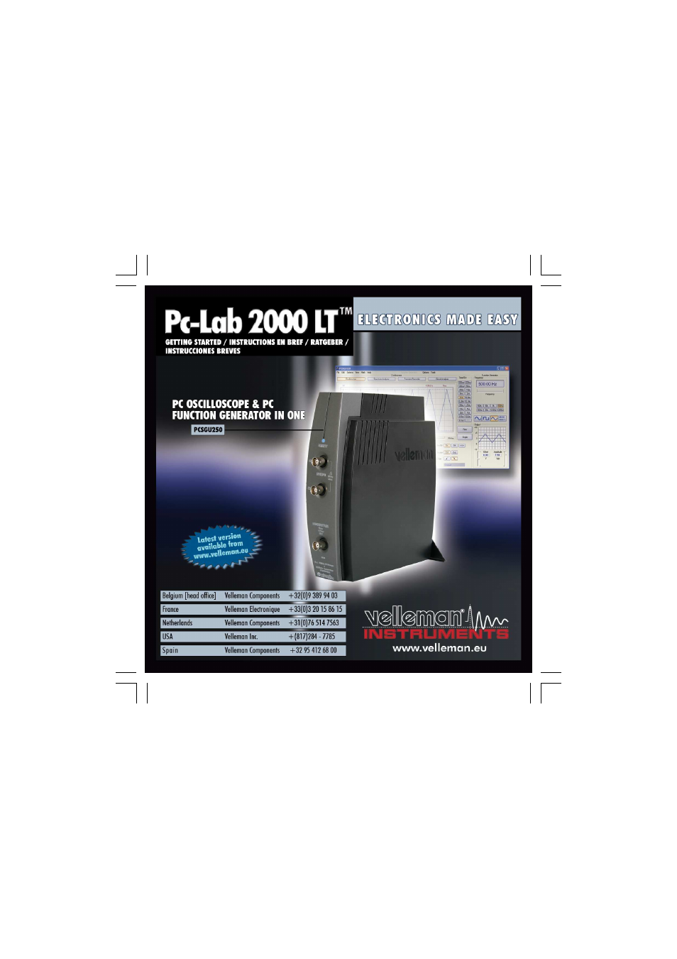 Velleman PCSGU250 User Manual | Page 40 / 40