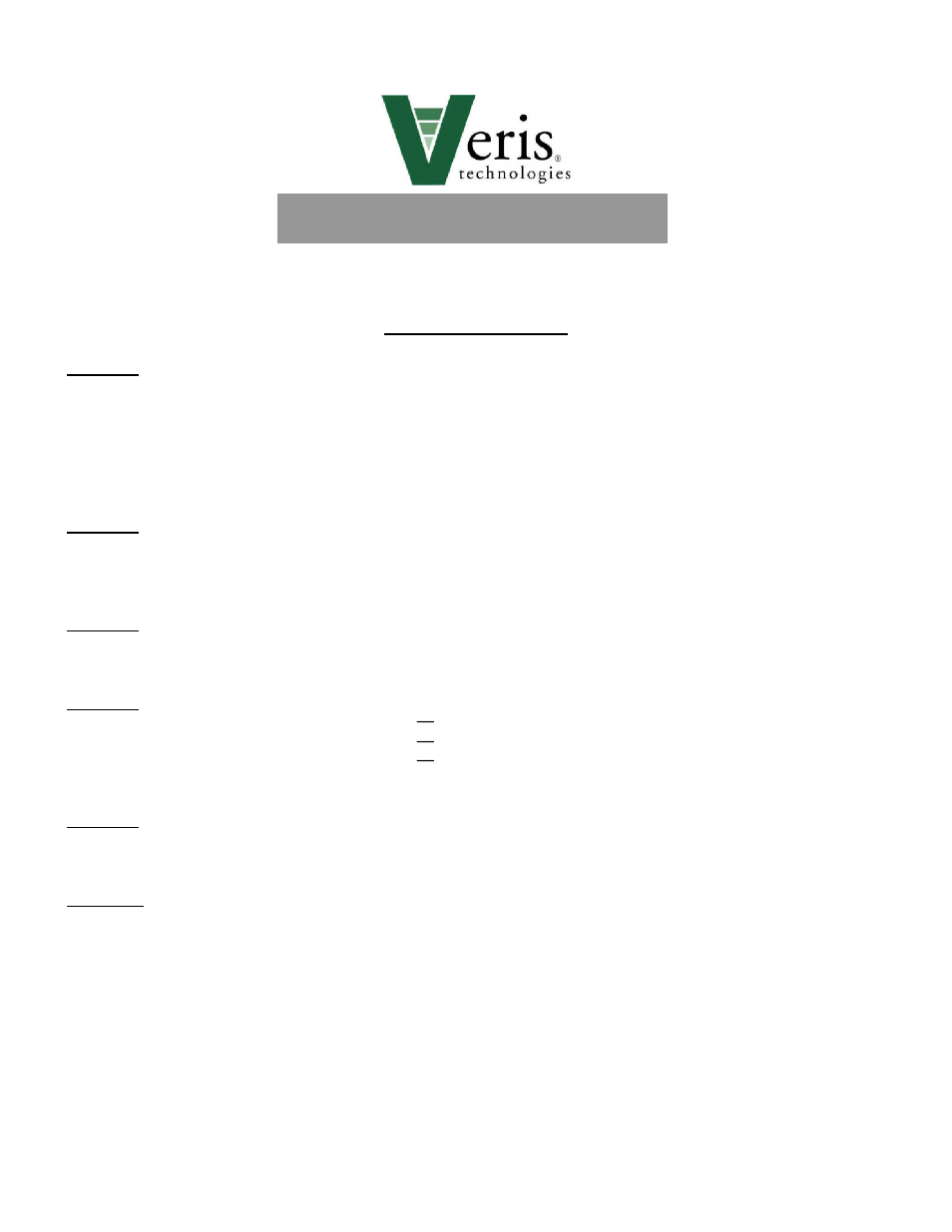 Veris Technologies 3150 Soil EC Mapping System - Operating Instructions User Manual | 61 pages