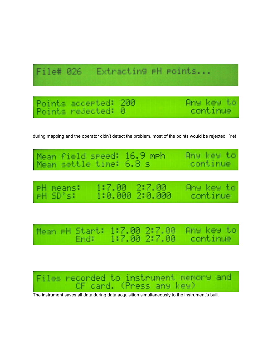 Veris Technologies MSP EC and pH (1997-2008 CF card drive 1.10M) - Operating Instructions User Manual | Page 38 / 61