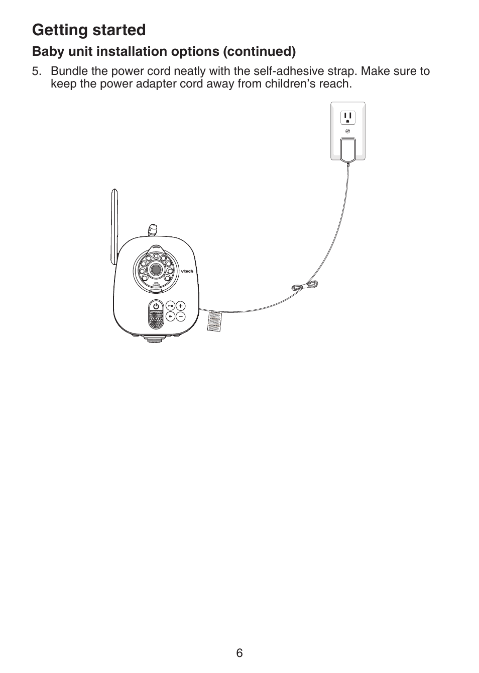 Getting started | VTech VM301 Manual User Manual | Page 11 / 25