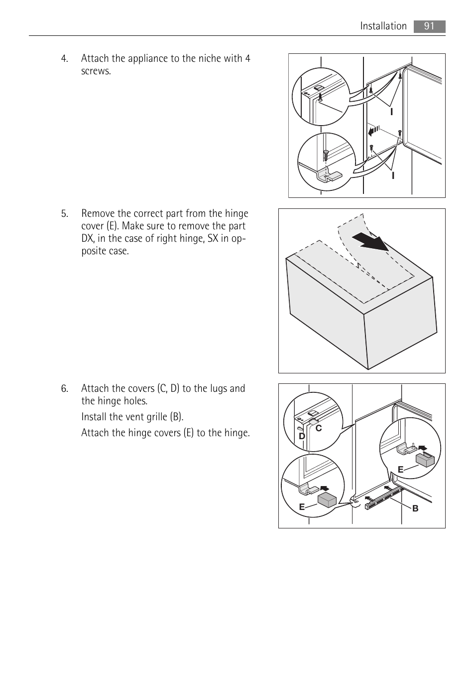 AEG AIK 2401 R User Manual | Page 91 / 100