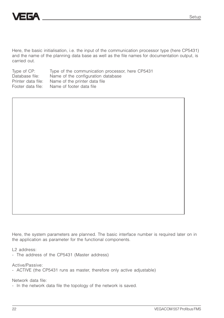Basic planning | VEGA VEGACOM 557 Profibus FMS User Manual | Page 22 / 56