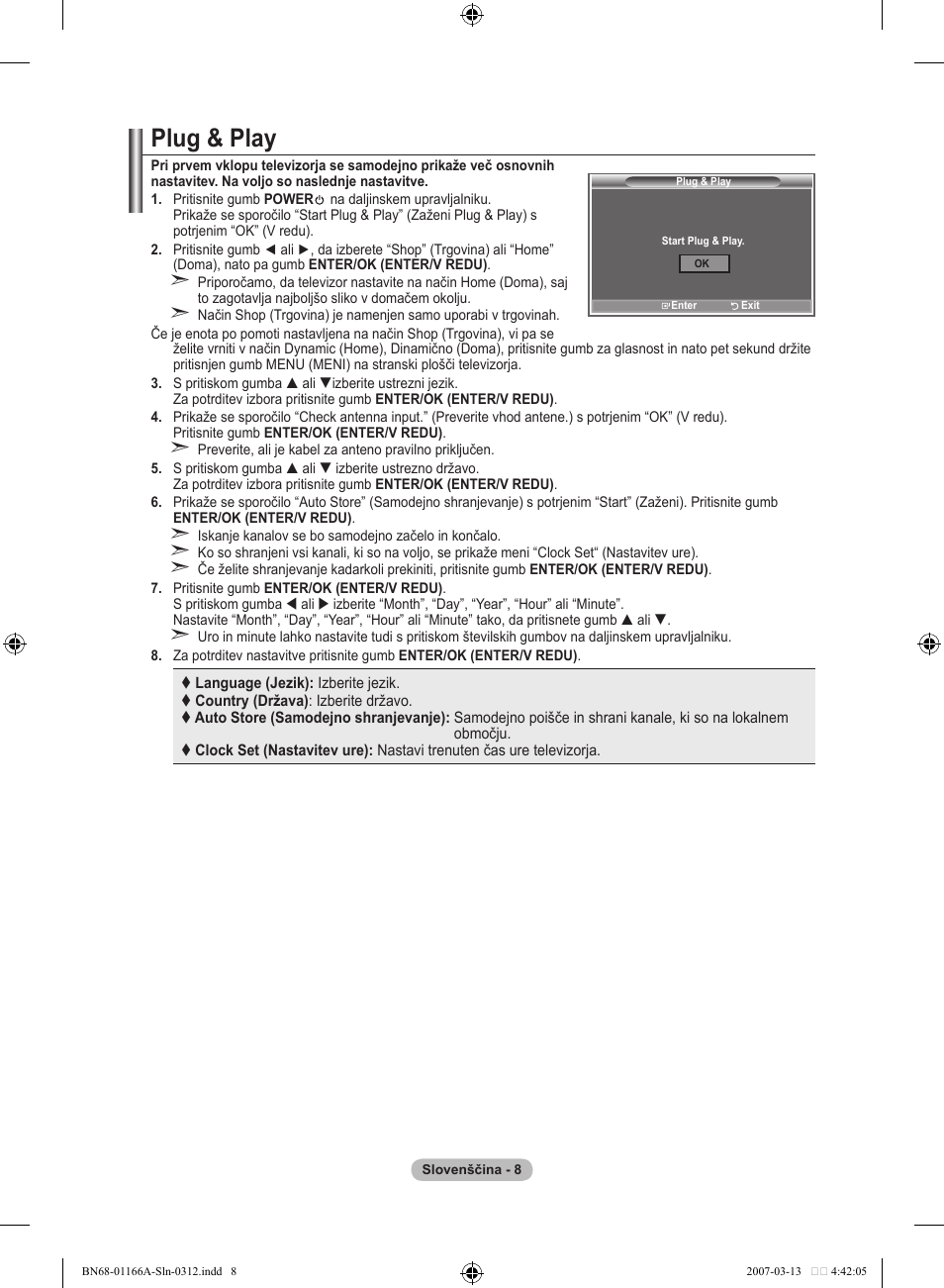 Plug & play | Samsung LE32R8 User Manual | Page 518 / 559