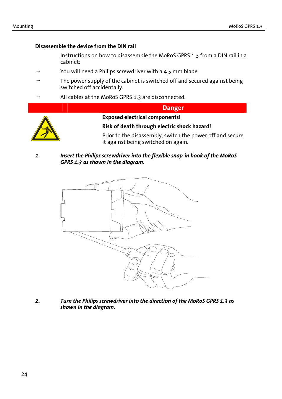VEGA MoRoS GPRS 1.3 User Manual | Page 24 / 82