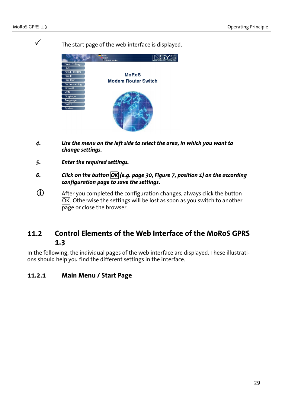 VEGA MoRoS GPRS 1.3 User Manual | Page 29 / 82