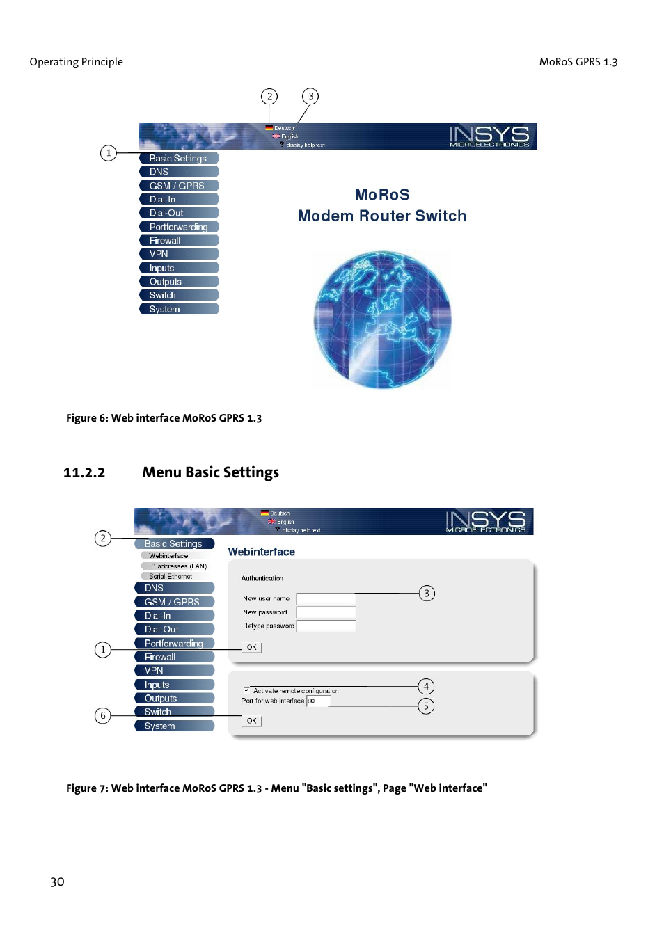 2 menu basic settings | VEGA MoRoS GPRS 1.3 User Manual | Page 30 / 82