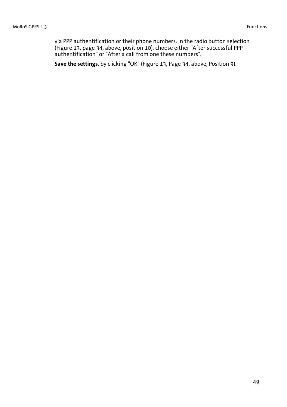 VEGA MoRoS GPRS 1.3 User Manual | Page 49 / 82