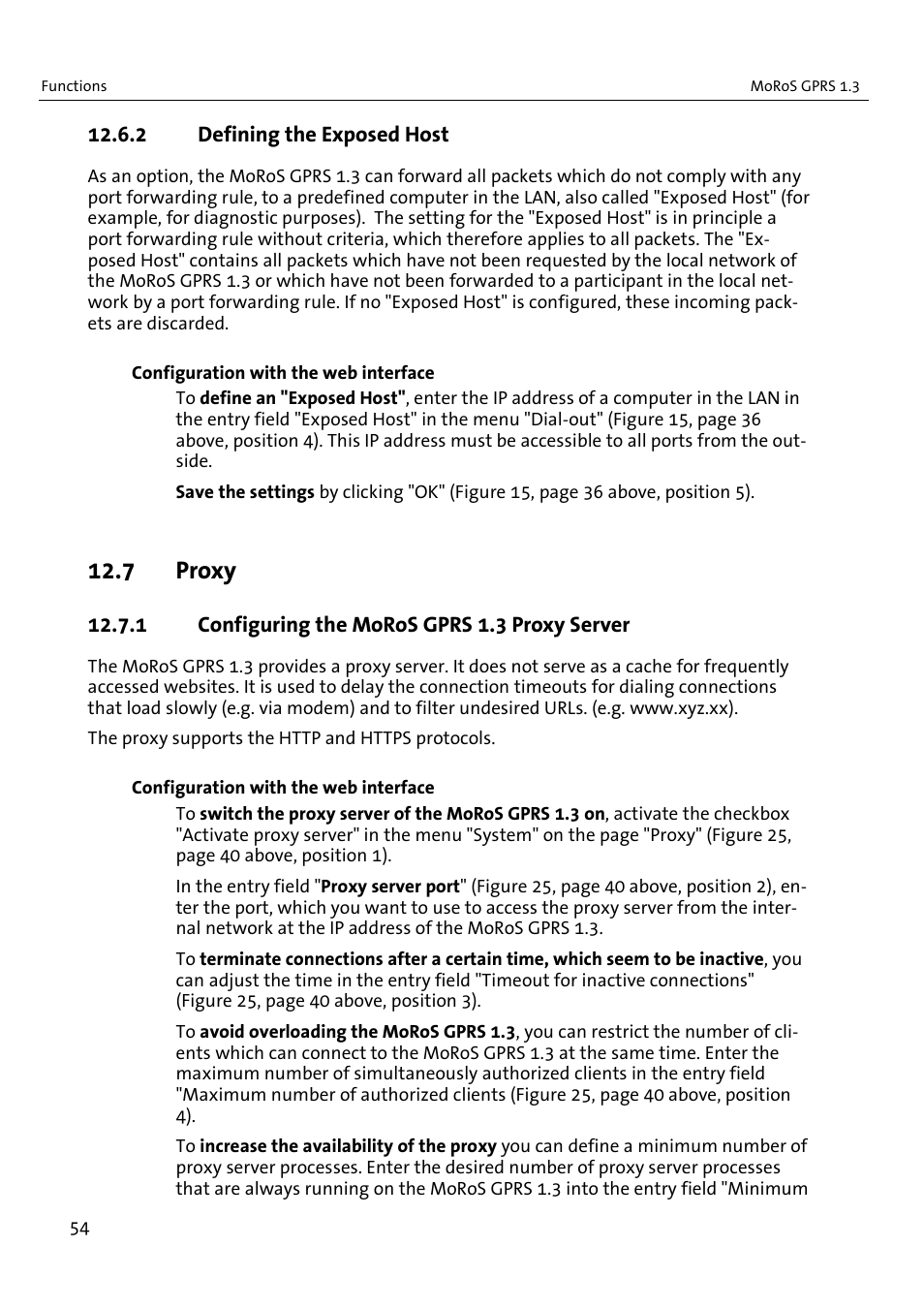 7 proxy | VEGA MoRoS GPRS 1.3 User Manual | Page 54 / 82