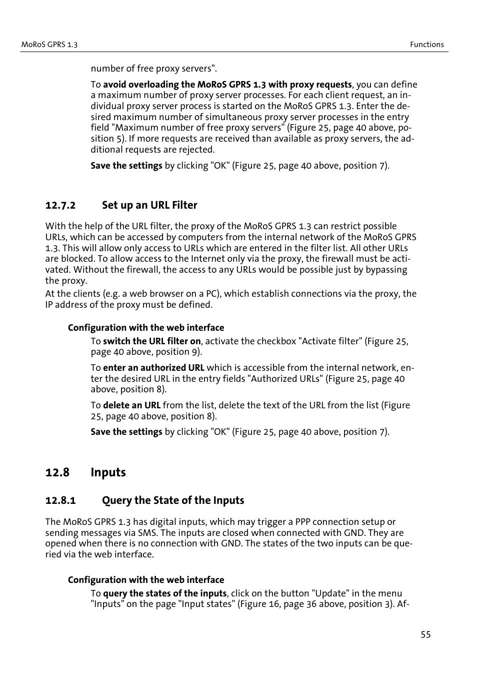 8 inputs | VEGA MoRoS GPRS 1.3 User Manual | Page 55 / 82
