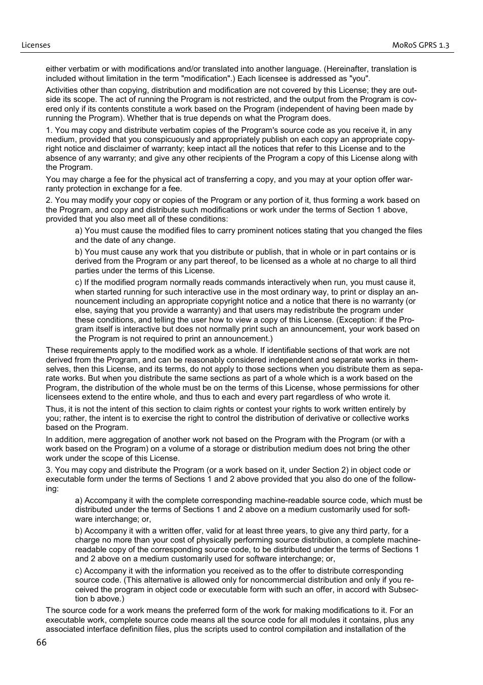 VEGA MoRoS GPRS 1.3 User Manual | Page 66 / 82