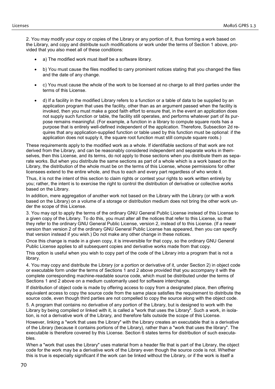 VEGA MoRoS GPRS 1.3 User Manual | Page 70 / 82