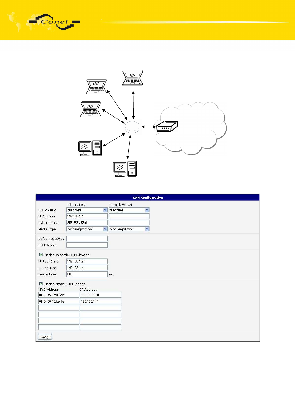 Configuration | VEGA LUCOM EDGE router ER75i v2 SL USER’S GUIDE User Manual | Page 41 / 101