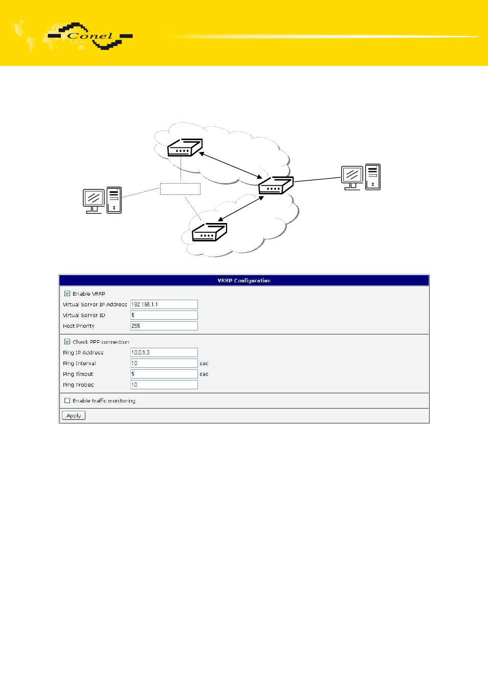 Configuration | VEGA LUCOM EDGE router ER75i v2 SL USER’S GUIDE User Manual | Page 44 / 101