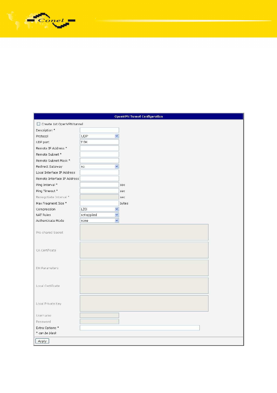 Configuration | VEGA LUCOM EDGE router ER75i v2 SL USER’S GUIDE User Manual | Page 54 / 101