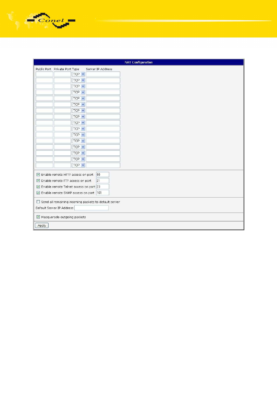 Configuration | VEGA LUCOM EDGE router ER75i v2 SL USER’S GUIDE User Manual | Page 84 / 101