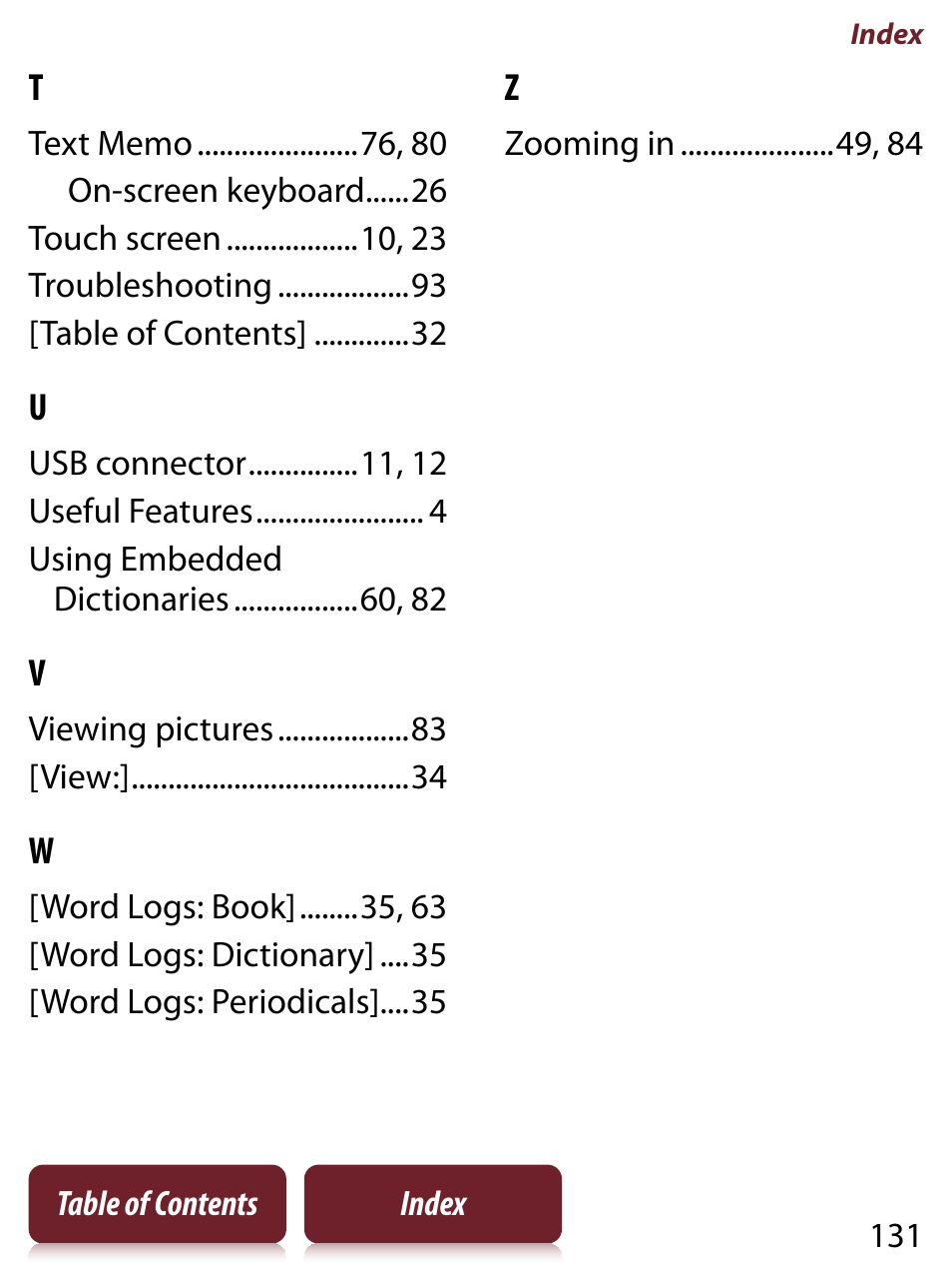 Sony PRS-350 User Manual | Page 131 / 131