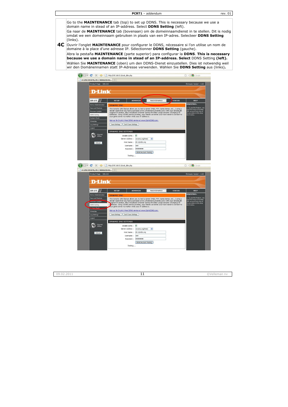 Velleman PCRT1 User Manual | Page 11 / 16