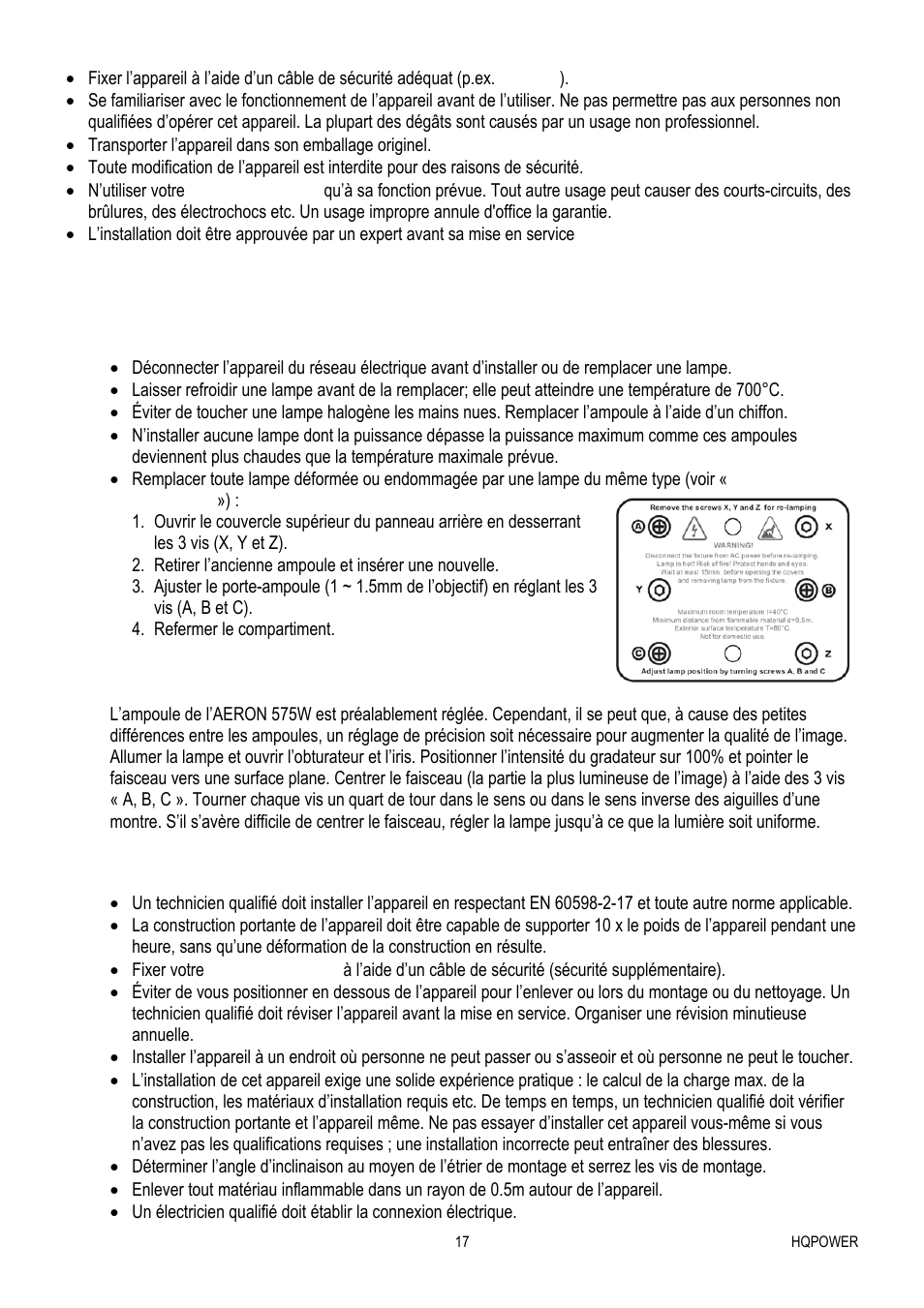 Velleman VDP575MHW16FL User Manual | Page 17 / 39
