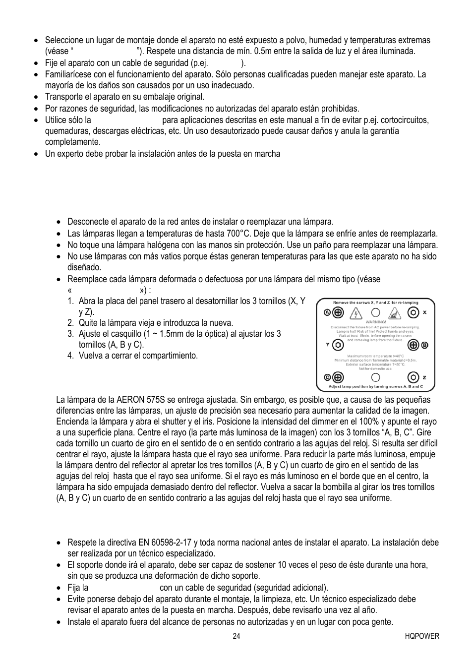 Velleman VDP575MHW16FL User Manual | Page 24 / 39