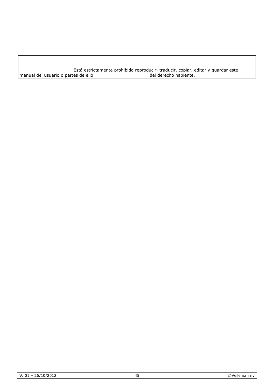 Velleman VDPL1203MHRGBW User Manual | Page 45 / 58