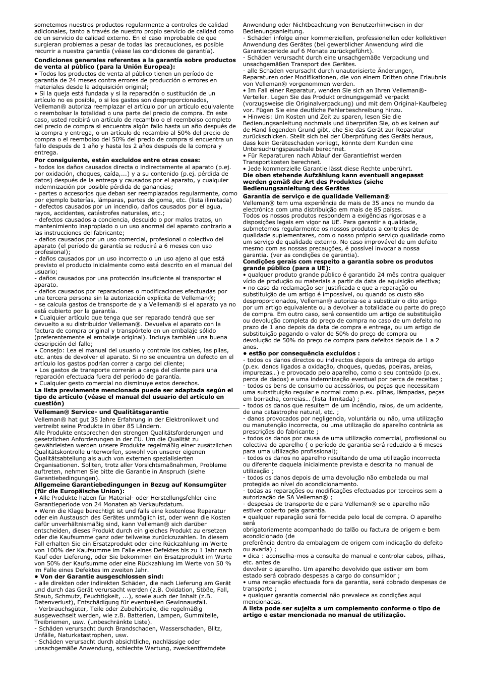 Velleman WB025 User Manual | Page 13 / 13