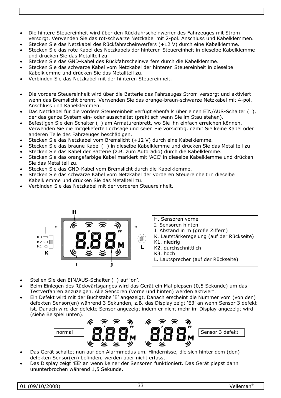 Anwendung | Velleman SPBS8 User Manual | Page 33 / 36