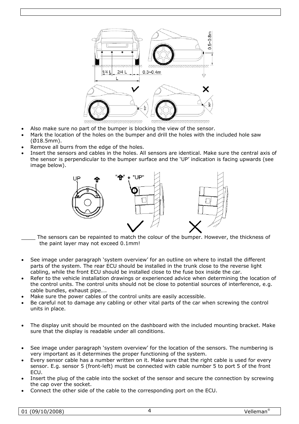 Velleman SPBS8 User Manual | Page 4 / 36