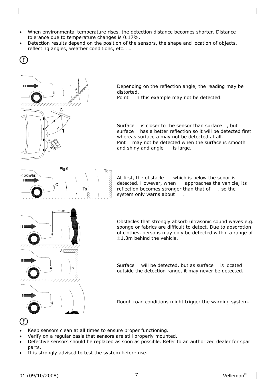 Practical considerations | Velleman SPBS8 User Manual | Page 7 / 36