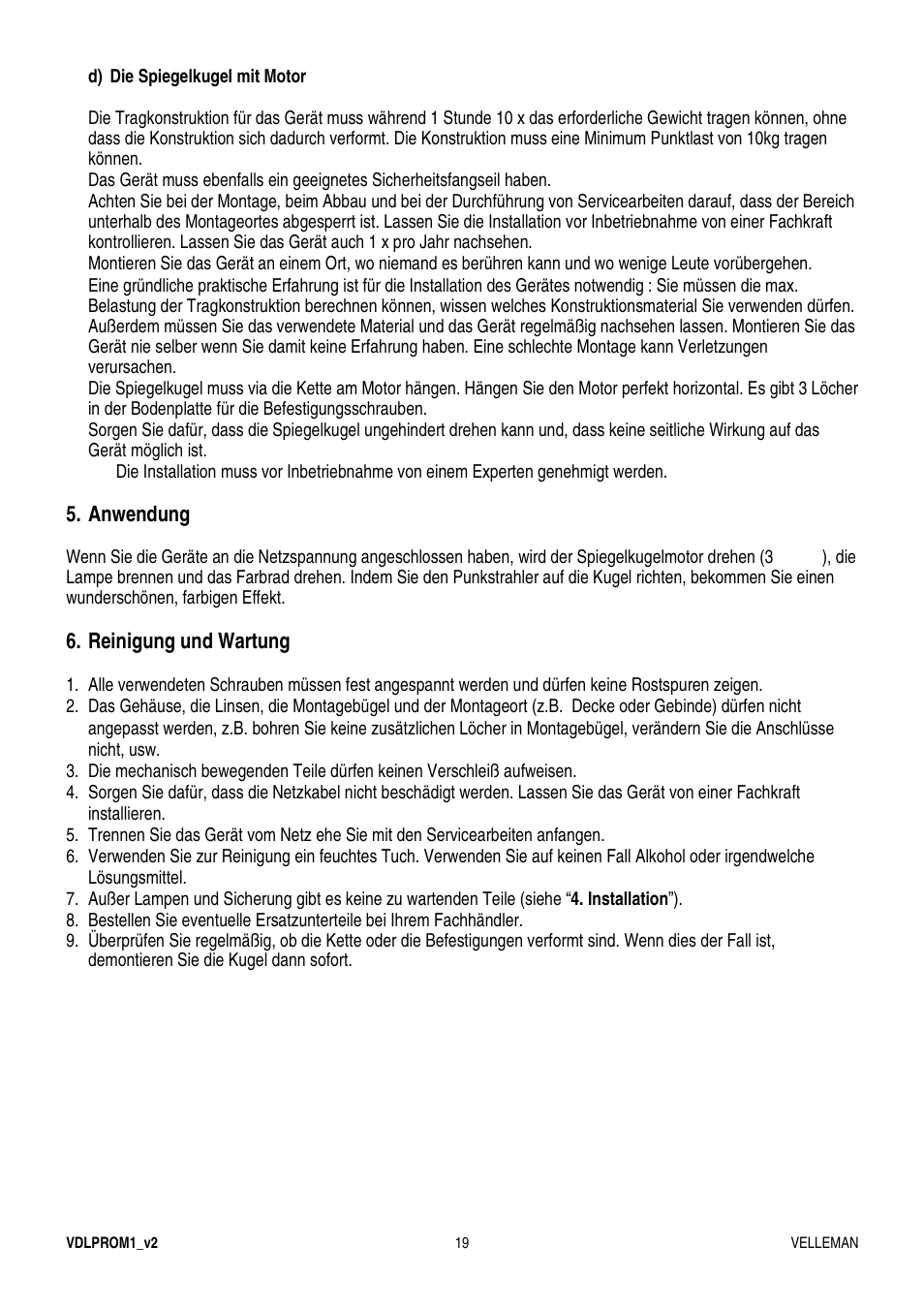 Velleman VDLPROM1 User Manual | Page 19 / 20